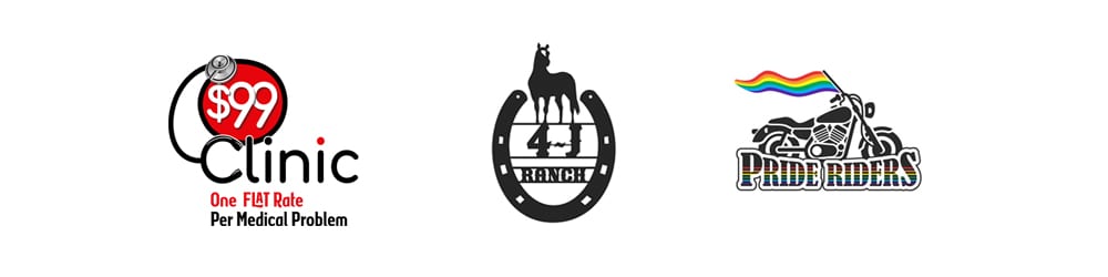 Logos $99 Clinic, 4J Ranch, Pride Riders