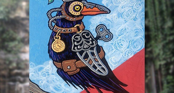 Fine-Art-Steampunk-Raven